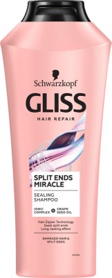 Schwarzkopf Gliss Split Ends Miracle shampoo with an ionic complex and grape seed oil