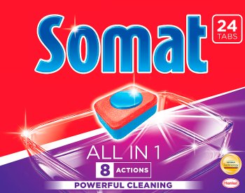 Pastillas para lavavajillas Somat All in 1
