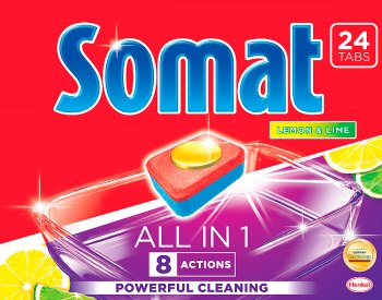 Somat All in 1 tabletki do zmywarki lemon