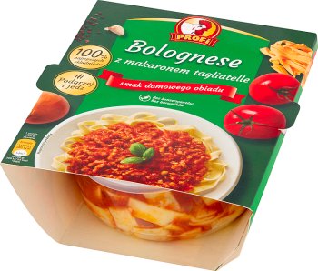 Profi Bolognese with tagliatelle pasta