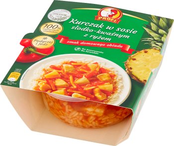 Profi Kurczak w sosie słodko-kwaśnym z ryżem