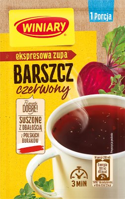 Winiary Express red borscht soup