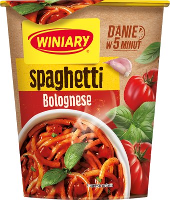 Plato de espagueti a la boloñesa Winiary