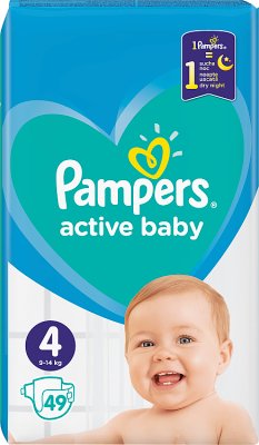 Pampers pieluchy active baby 4 9-14 kg