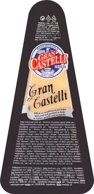 Gran Castelli Hard, зрелый сычужный сыр