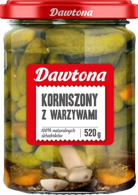 Dawtona Gherkins with vegetables