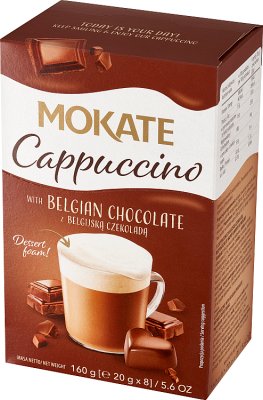 Mokate Cappuccino mit belgischer Schokolade