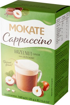 Mokate Cappuccino tiene un sabor a nuez