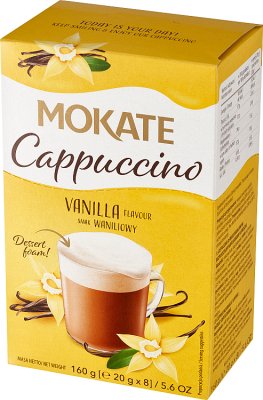 Mokate Cappuccino vanilla flavor