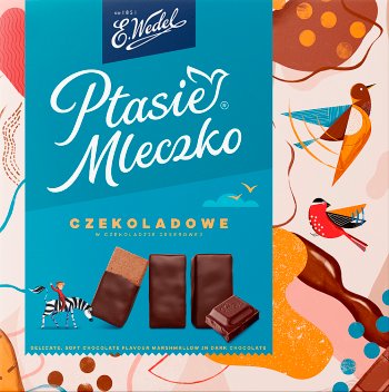 Wedel Bird milk chocolate In plain chocolate