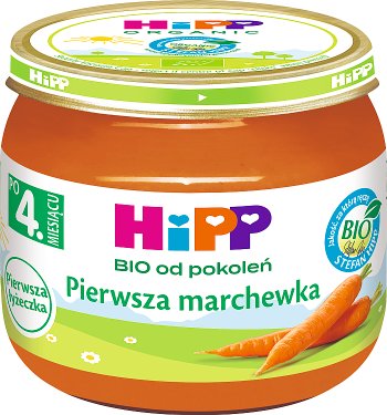 HiPP Первая БИО морковь Первая ложка