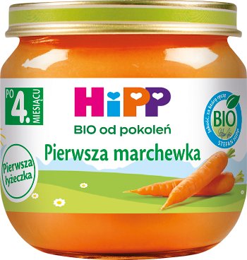 HiPP Pierwsza marchewka BIO Pierwsza Łyżeczka