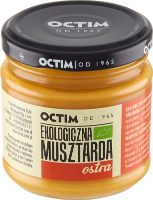 Mostaza picante orgánica Octim