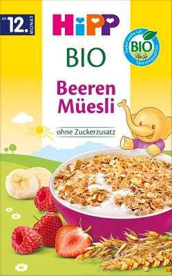 HiPP Muesli Strawberries-Raspberries BIO