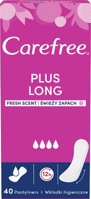 Carefree Plus Long Panty Liners