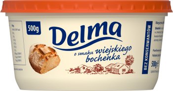 Delma margarine with a country loaf flavor