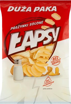 ŁAPSY salted potato puffs