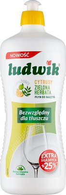 Ludwik płyn do mycia naczyń cytrusy zielona herbata