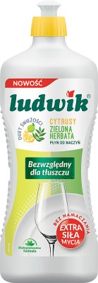 Ludwik płyn do mycia naczyń cytrusy zielona herbata