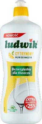 Ludwik płyn do mycia naczyń  cytrynowy