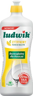 Ludwik lemon dishwashing liquid
