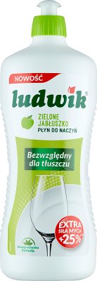 Ludwik dishwashing liquid green apple