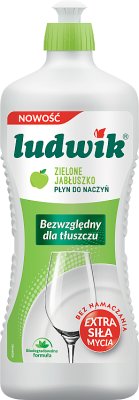 Ludwik dishwashing liquid green apple