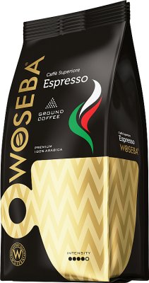 Woseba Espresso, gemahlener Kaffee
