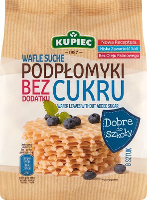 Kupiec Dry flatbread wafers with no added sugar