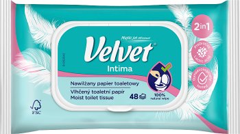 Velvet Moisturized toilet paper