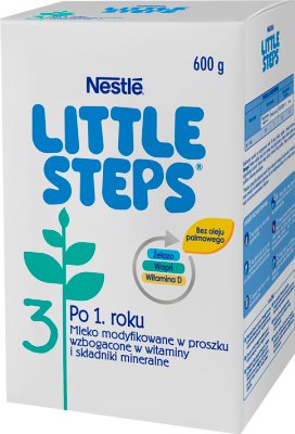 Nestle Little Steps Modifiziertes Milchpulver, angereichert mit Vitaminen und Mineralien 2x300 g