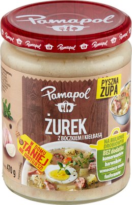 Pamapol Żurek Suppe mit geräuchertem Speck