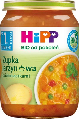 Sopa de verduras HiPP con patatas BIO