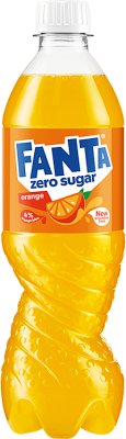 Fanta Zero Napój gazowany   O smaku pomarańczowym