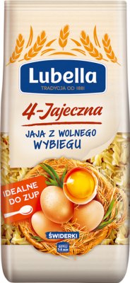 Lubella Pasta widerki Яйца от кур свободного выгула, 4 яйца