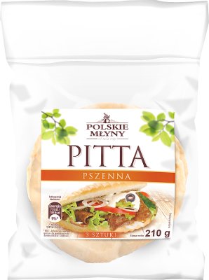 Polish Mills Wheat Pitta 3 Stück