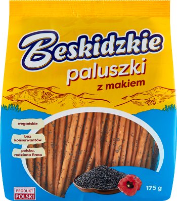 Beskid sticks with poppy seeds