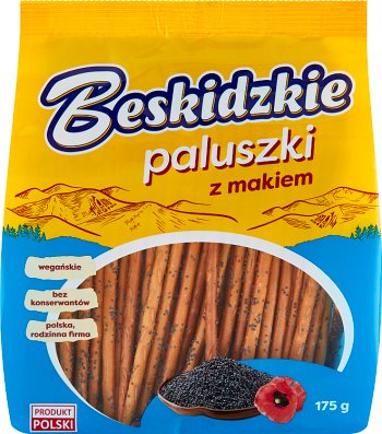 Beskidzkie paluszki z makiem