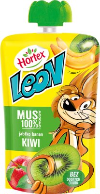 Hortex Leon Mousse яблоко банан киви