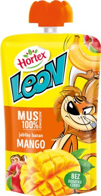 Hortex Leon Mousse apple banana mango