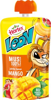 Hortex Leon Mousse яблоко банан манго