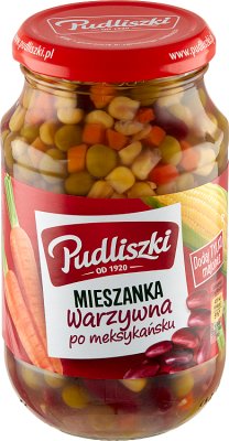 Mezcla de verduras al estilo mexicano Pudliszki