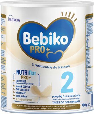 Bebiko PRO+ 2 Mleko następne dla niemowląt powyżej 6. miesiąca życia