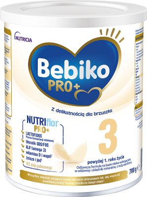 Bebiko PRO+ 3 Odżywcza formuła na bazie mleka dla dzieci