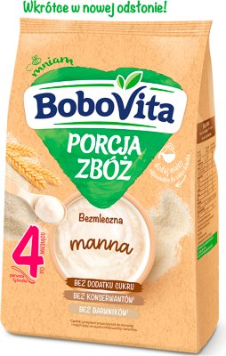 BoboVita Porcja Zbóż kaszka bezmleczna manna
