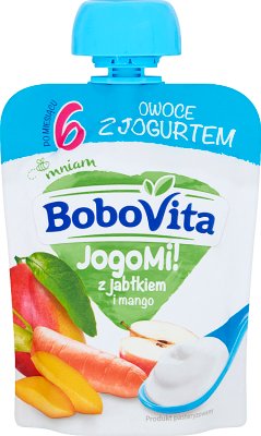 BoboVita mousse in the JogoMi tube! with apple and mango