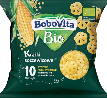 *BoboVita BIO  krążki soczewicowe pysznie  kukurydziane