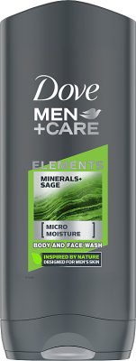 Dove Men minerals + sage body and face wash gel