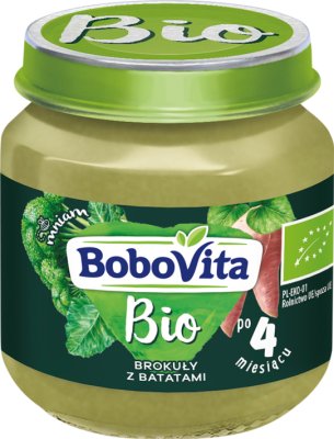 *BoboVita BIO obiadek brokuł z batatami