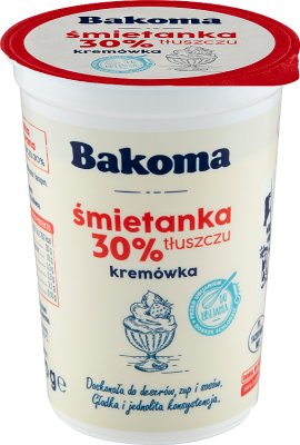 Bakoma śmietanka kremówka 30% tłuszczu